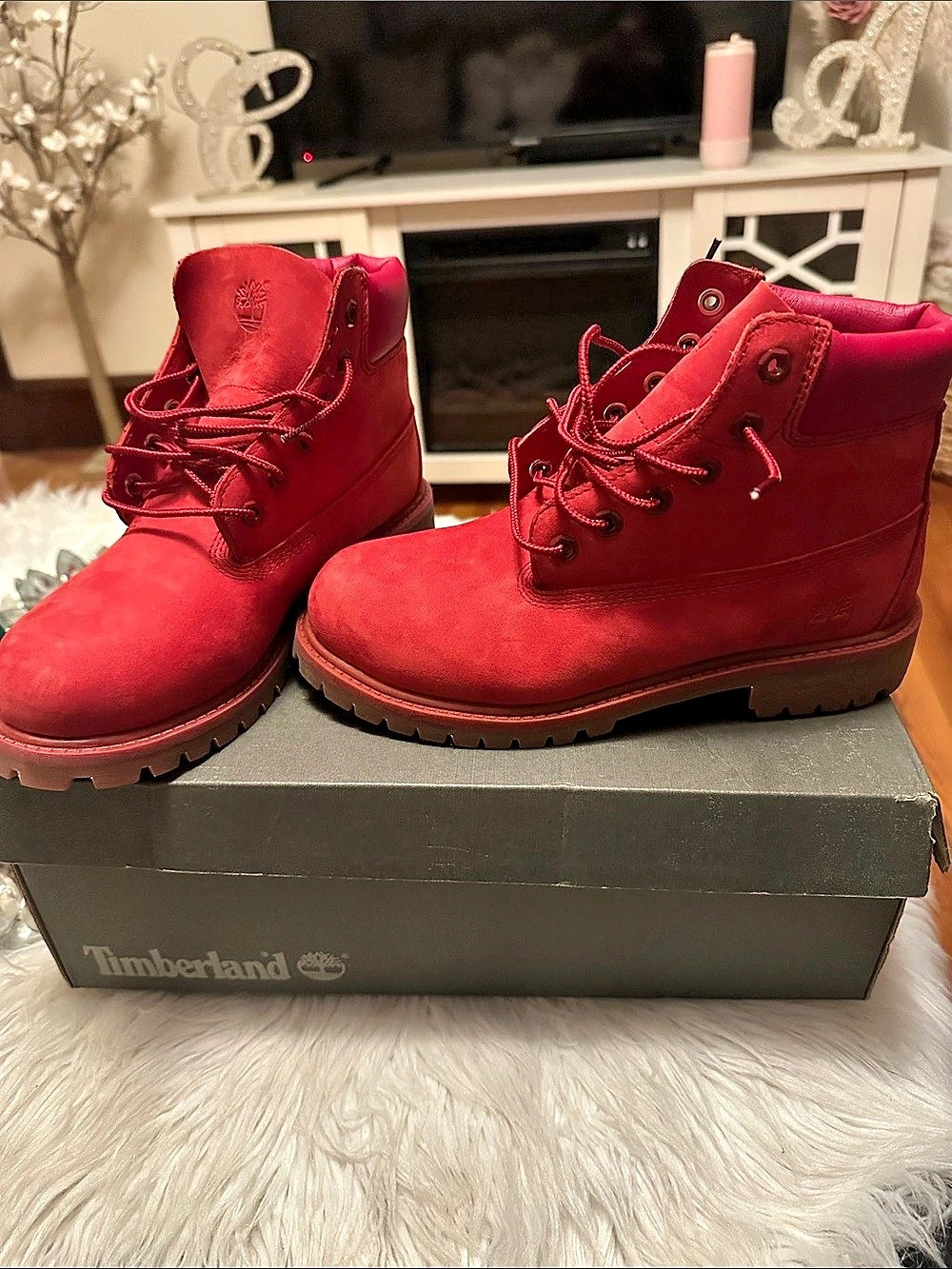 Timberland Red Boots - Picture 9 of 9